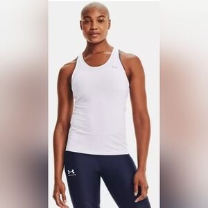 Under Armour Women's HeatGear® Armour Racer Tank- White XL